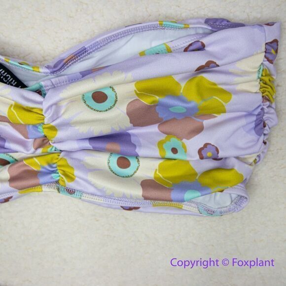 New! Set! Beth Richards Delrey Bikini Top and bottom, 70’s‎ floral bikini, M - Picture 8 of 11